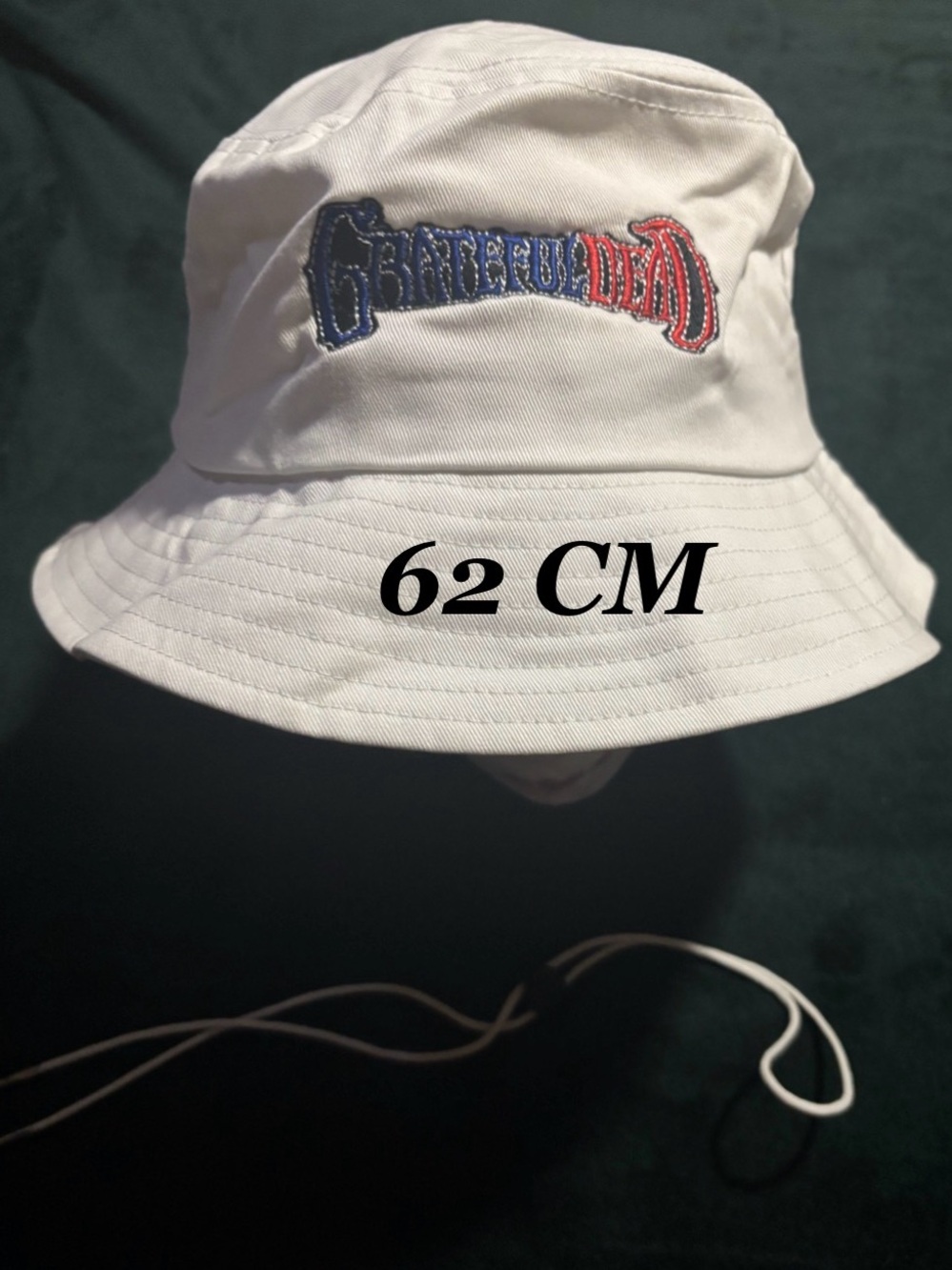 Grateful Dead Summer Beach Oversized 62CM Bucket Hat For Men/Women Fisherman Cap